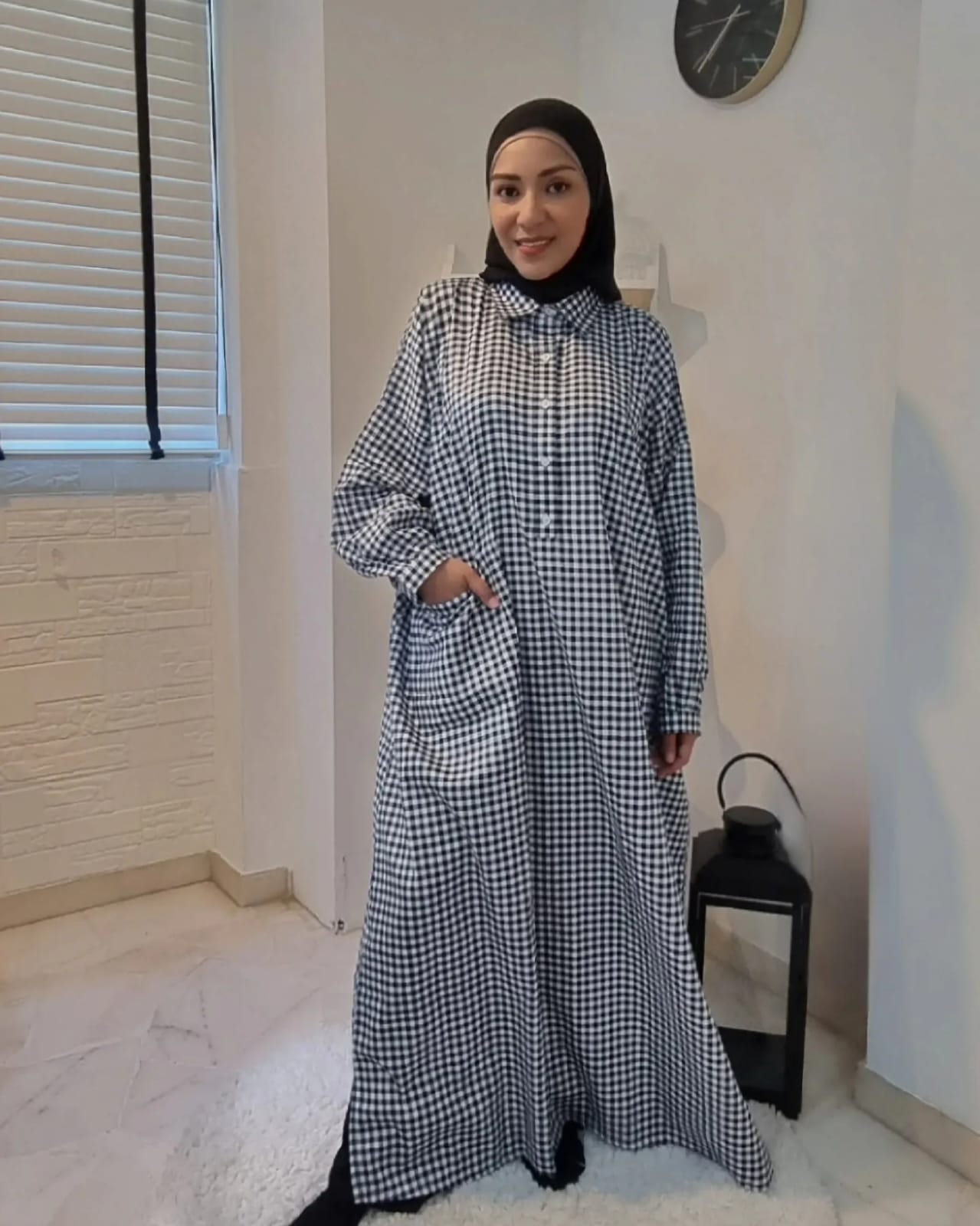 Fasha Chequered Dress